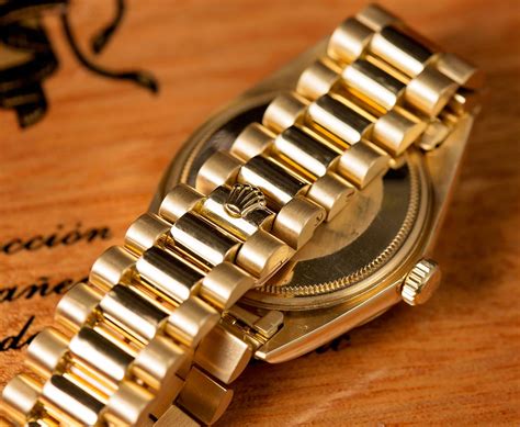 is the gold in rolex watch bands real